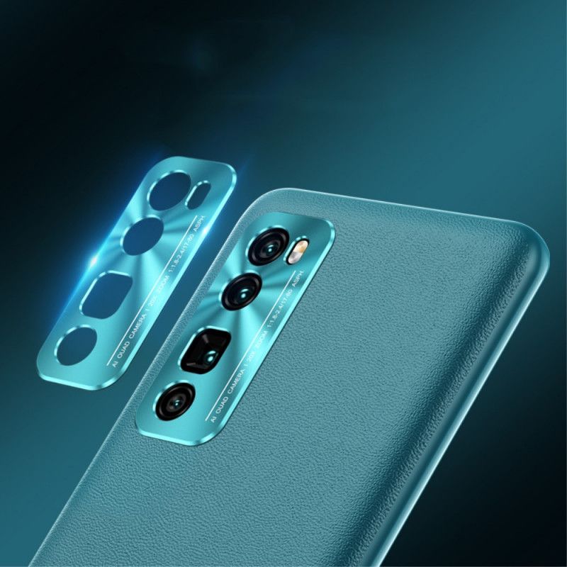 Skal Huawei P40 Lite 5G Svart Färgläderstil