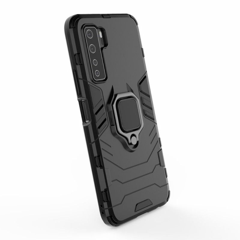 Skal Huawei P40 Lite 5G Svart Resistent Ring