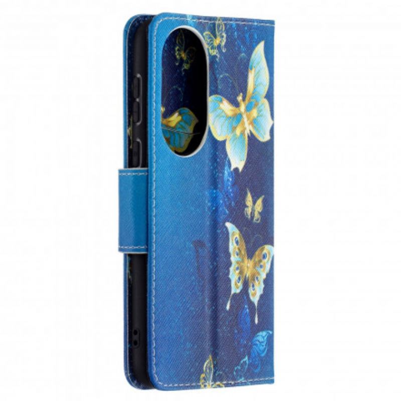 Fodral Huawei P50 Fjärilar I Natten