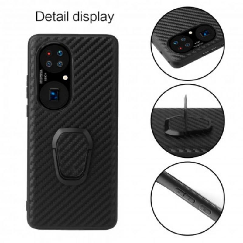 Skal Huawei P50 Crocodile Style Ring-hållare