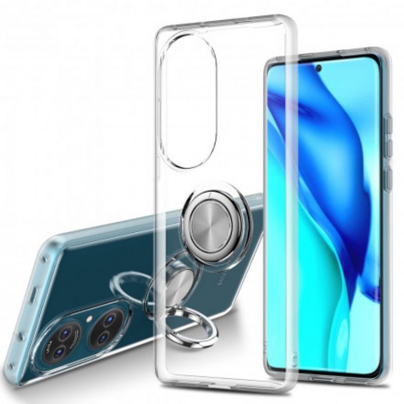 Skal Huawei P50 Transparent Enkel Metallring
