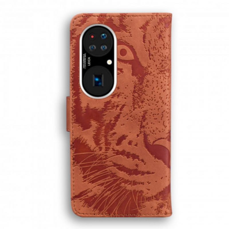 Skyddsfodral Huawei P50 Tiger Face Print