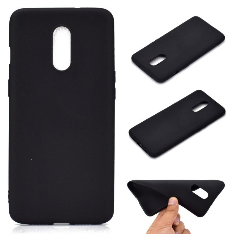 Skal OnePlus 7 Svart Frostat Silikon
