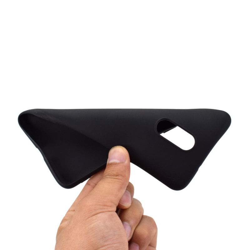 Skal OnePlus 7 Svart Frostat Silikon