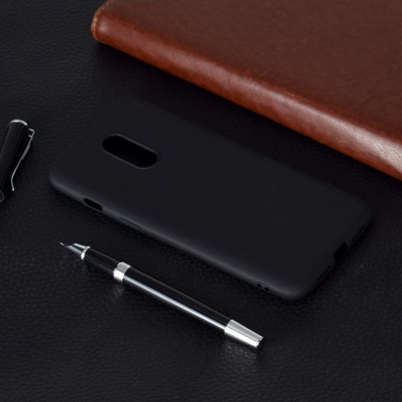 Skal OnePlus 7 Svart Frostat Silikon