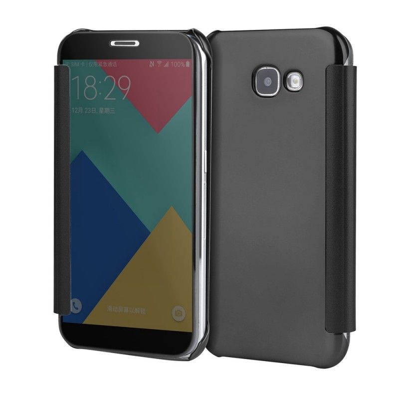 Folio-fodral för Samsung Galaxy A3 2017 Svart Spegel