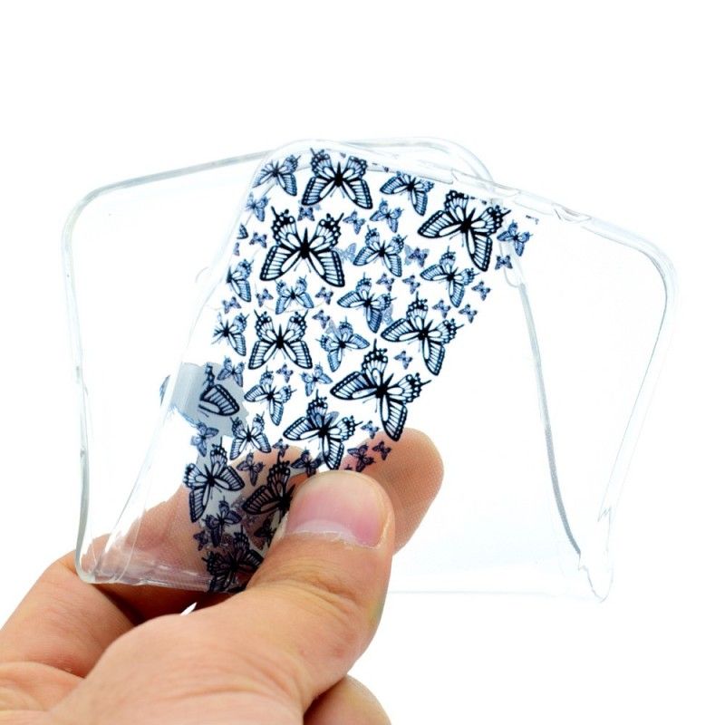 Skal för Samsung Galaxy A3 2017 Transparent Fjärilsklänning