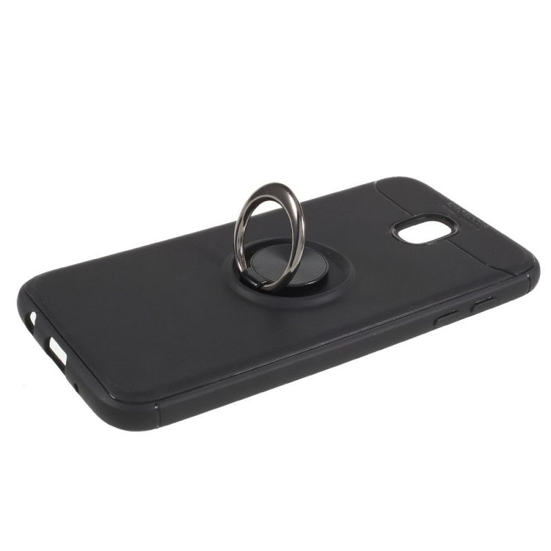 Skal Samsung Galaxy J7 2017 Svart Roterande Ring