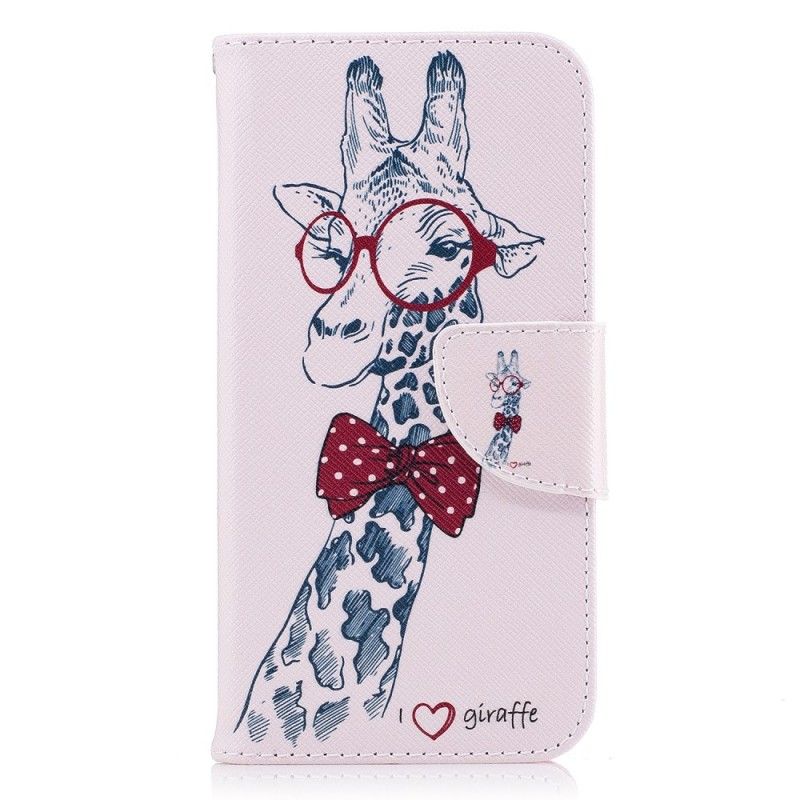 Skyddsfodral Samsung Galaxy J7 2017 Nördgiraff