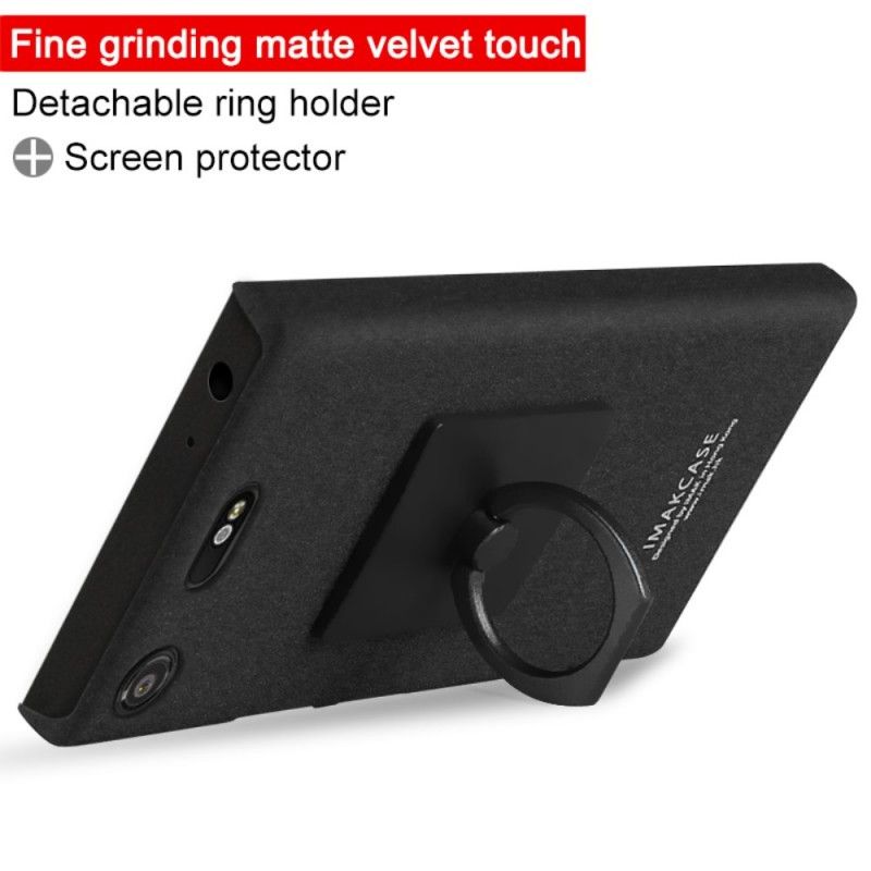 Skal Sony Xperia XZ1 Compact Svart Ring