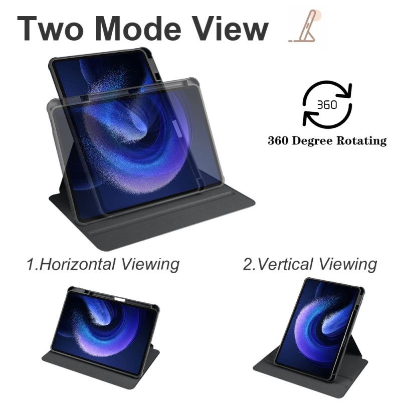 Fodral Xiaomi Pad 6 Roterande Stativ