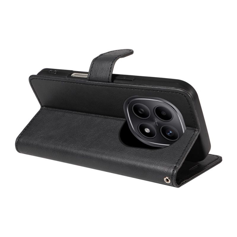 Fodral För Xiaomi Redmi Note 15 5g Enfärgad Lädereffekt