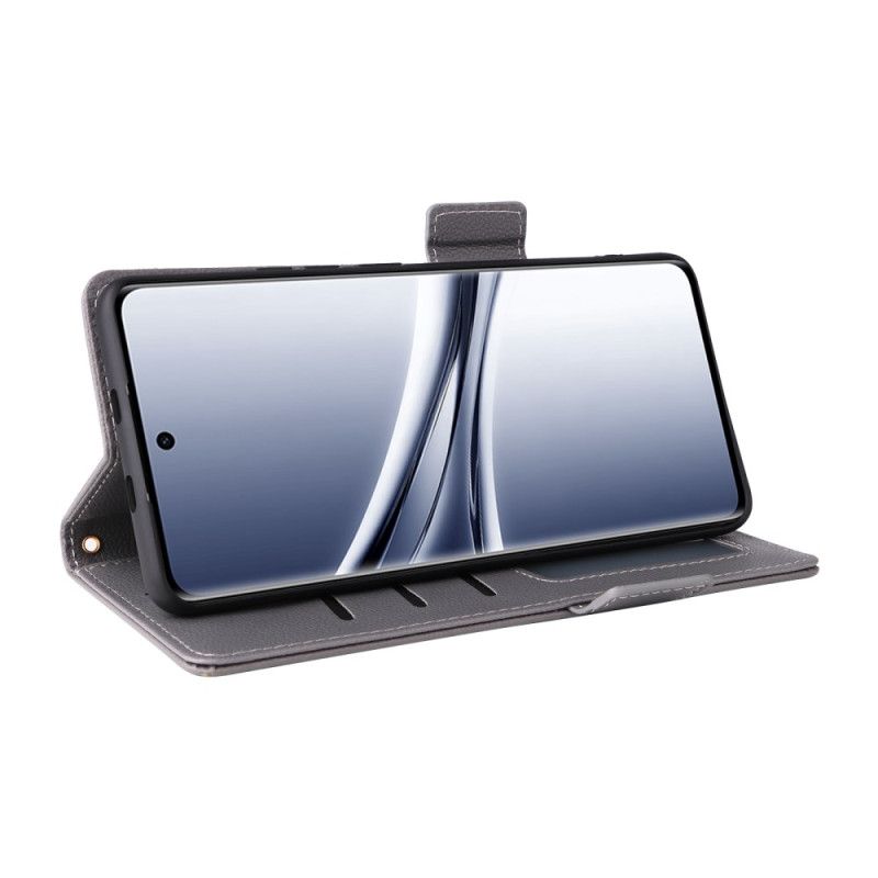 Fodral För Xiaomi Redmi Note 15 5g Litchitexturerad Med Rem