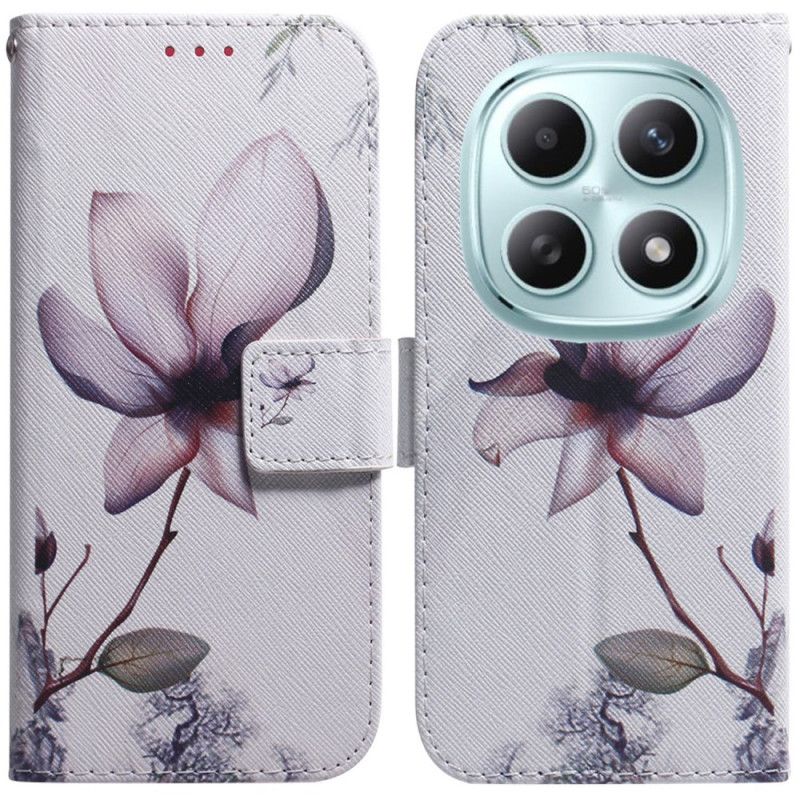 Fodral Xiaomi Redmi Note 15 5g Rosa Blomma