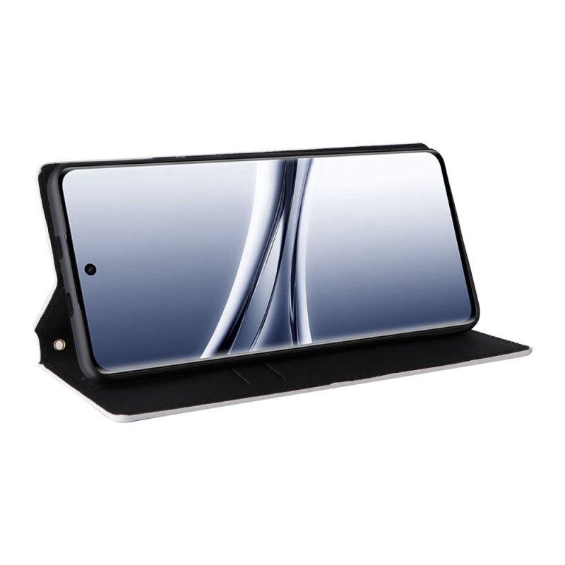 Folio-fodral Xiaomi Redmi Note 15 5g Telefonfodral Graverat Diamantmönster