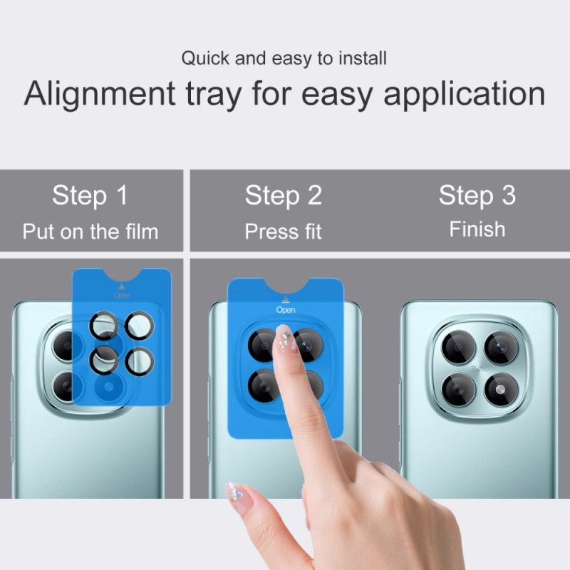 Härdat Glaslinsskydd För Xiaomi Redmi Note 15 5g / Poco M8 5g (positioneringsram)