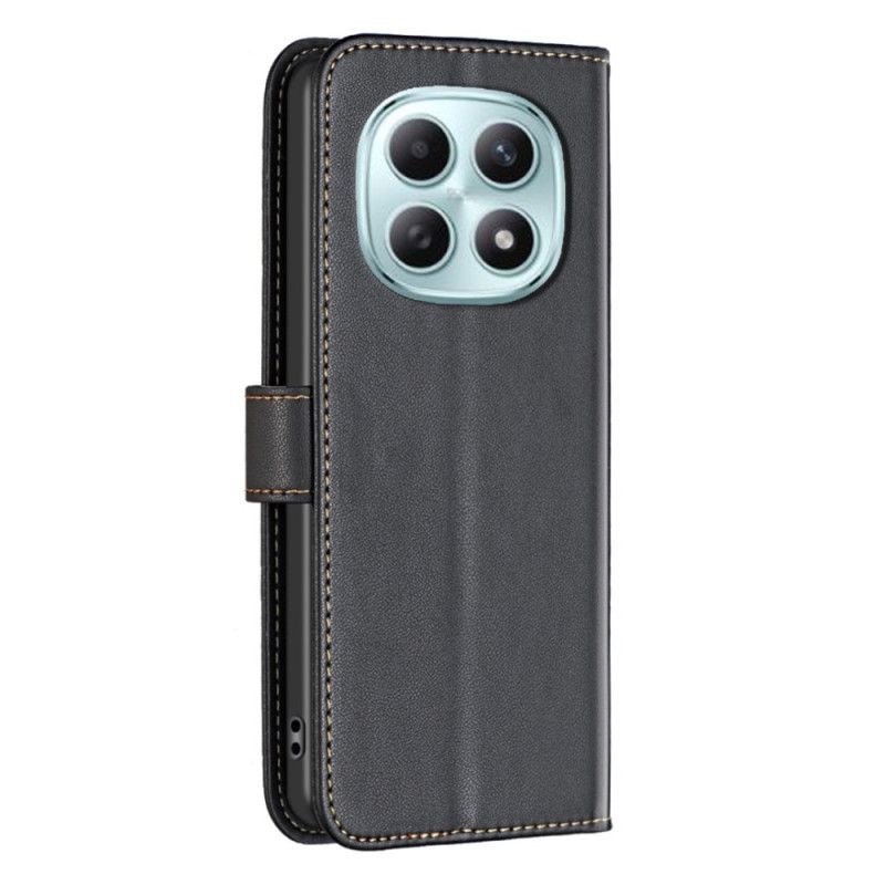 Läderfodral Xiaomi Redmi Note 15 5g Telefonfodral Binfen Färg Lädereffekt