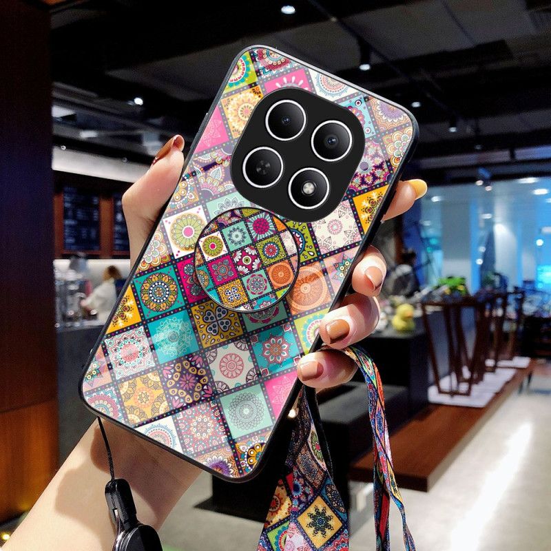 Skal Xiaomi Redmi Note 15 5g Patchwork-stativ Och Rem