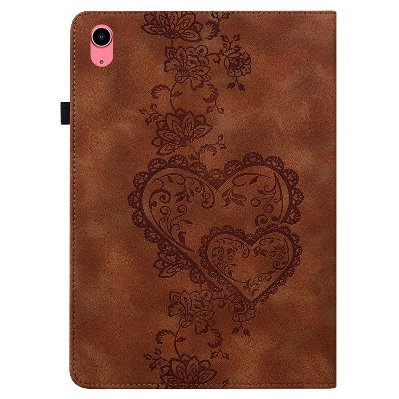 Case iPad (2025) Telefonfodral Hjärtan Med Pekpennahållare