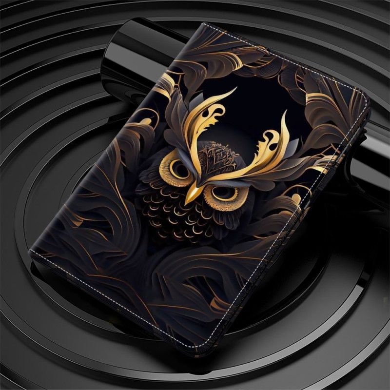 Fodral iPad (2025) Gyllene Uggla