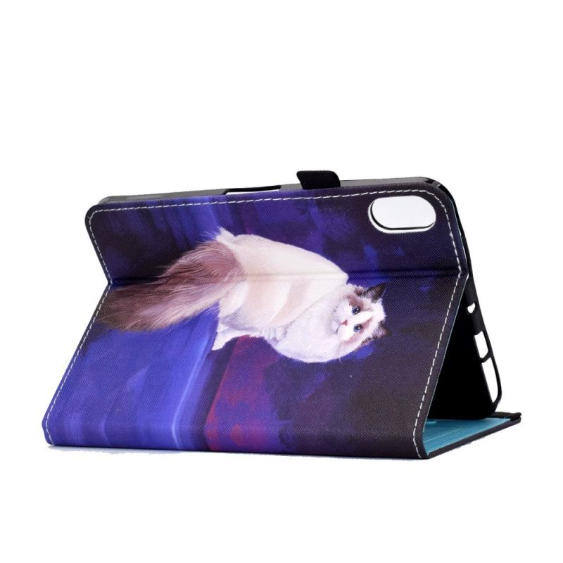 Fodral iPad (2025) Vit Katt