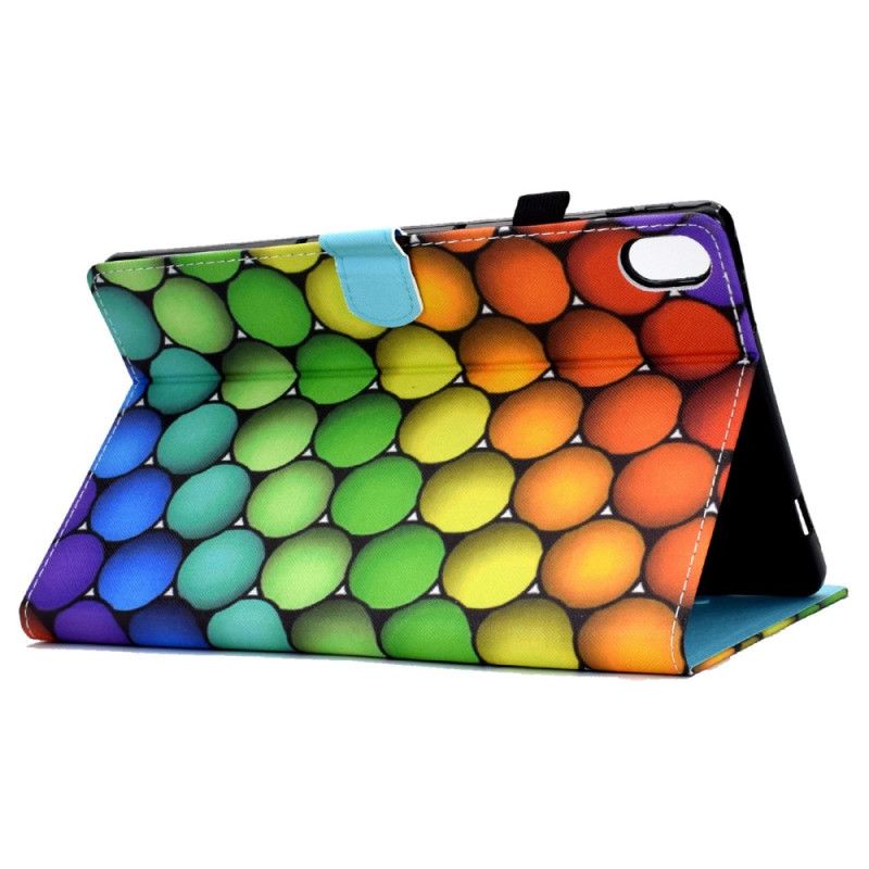 Läderfodral iPad (2025) Telefonfodral Geometrisk Design