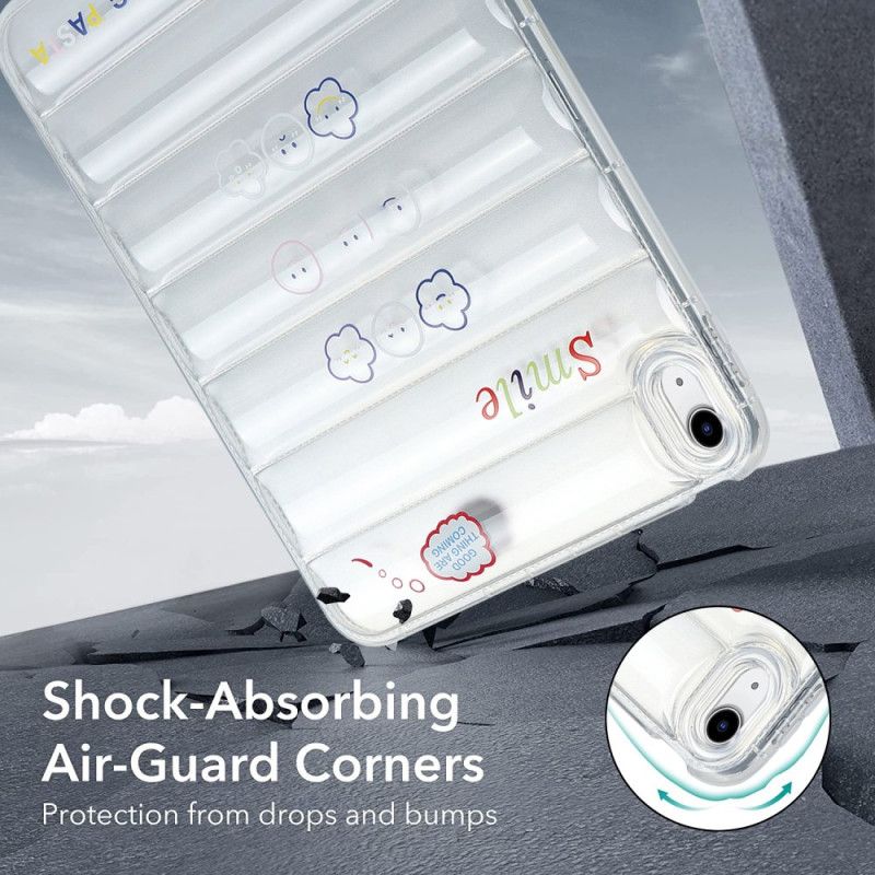 Skal För iPad (2025) Mönster Med Vadderad Jacka