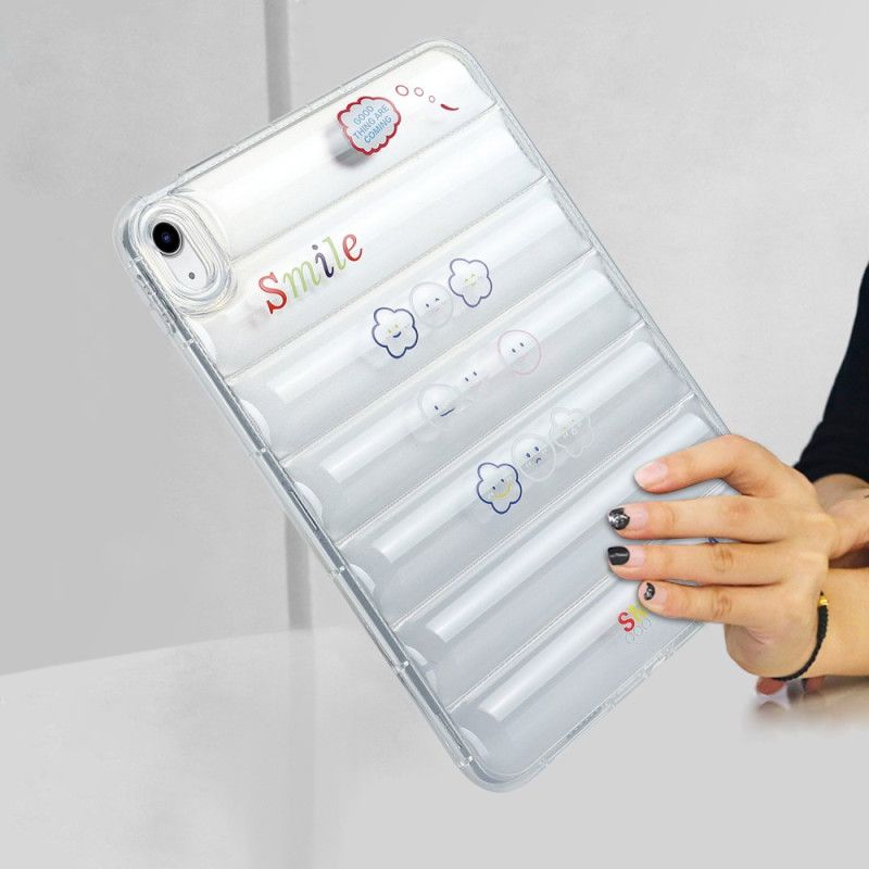 Skal För iPad (2025) Mönster Med Vadderad Jacka