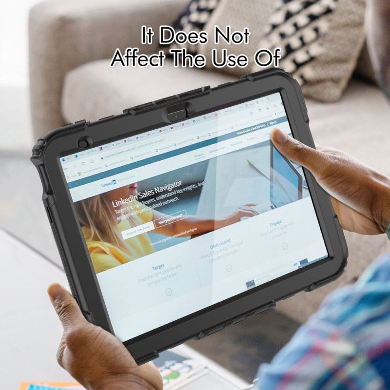 Skal iPad (2025) Robust Med Handtag Och Stativ