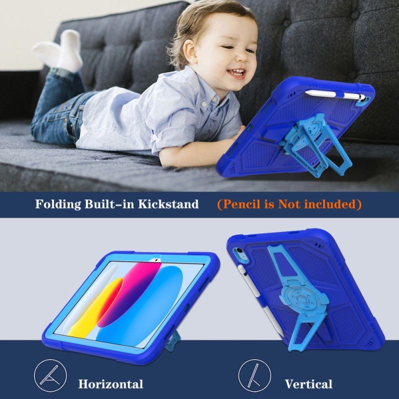 Skal iPad (2025) Telefonfodral Kraftigt Skyddande Stativ