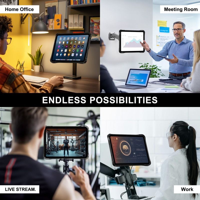 Skal iPad (2025) Transparent Integrerat Stativ