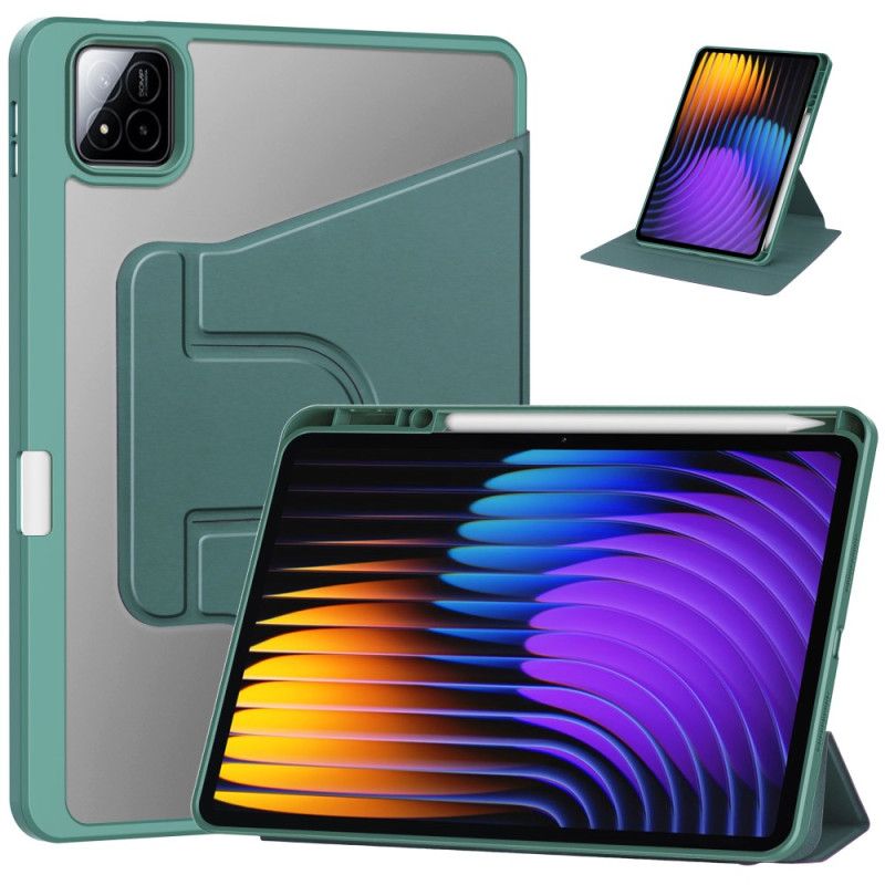 Case Xiaomi Pad 7 / 7 Pro Telefonfodral Lädereffekt Med Roterande Stativ