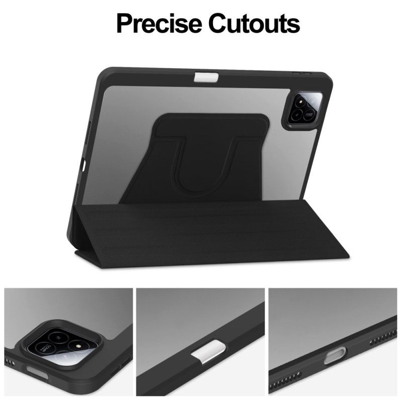 Case Xiaomi Pad 7 / 7 Pro Telefonfodral Lädereffekt Med Roterande Stativ