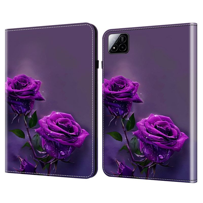 Case Xiaomi Pad 7 / 7 Pro Telefonfodral Lila Rosor