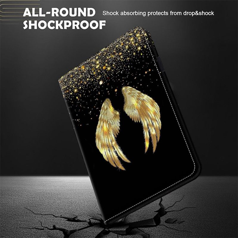Fodral Xiaomi Pad 7 / 7 Pro Gyllene Vingar