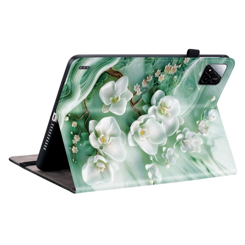 Fodral Xiaomi Pad 7 / 7 Pro Jadeblommor
