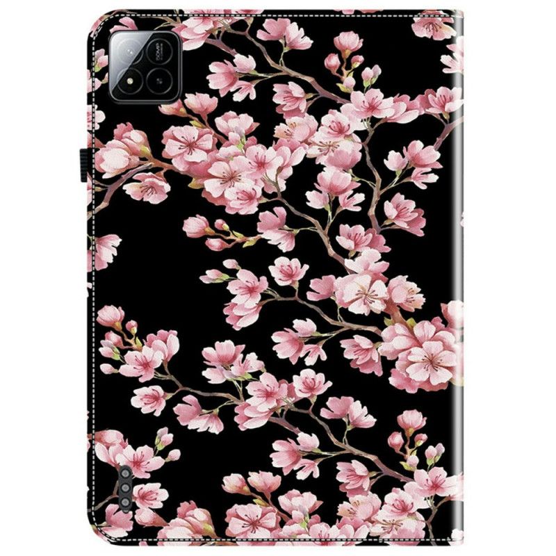 Fodral Xiaomi Pad 7 / 7 Pro Plommonblommor