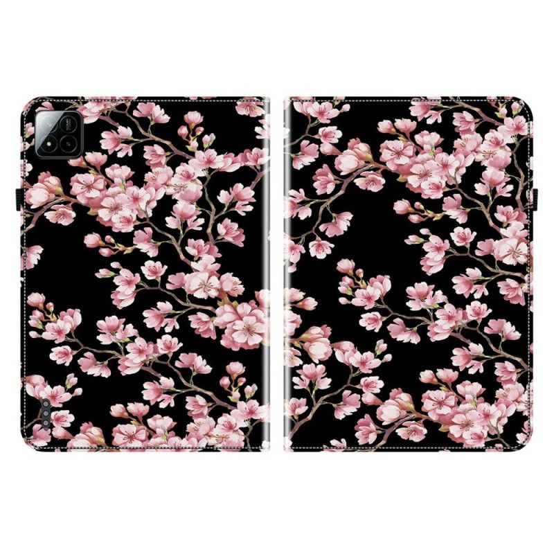 Fodral Xiaomi Pad 7 / 7 Pro Plommonblommor