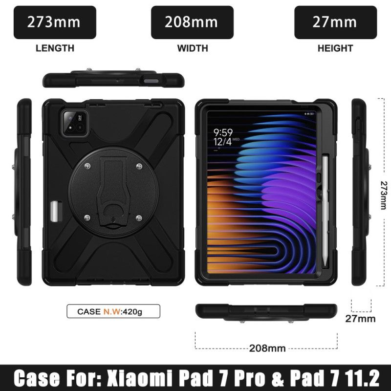 Skal Xiaomi Pad 7 / 7 Pro Roterande Stöd