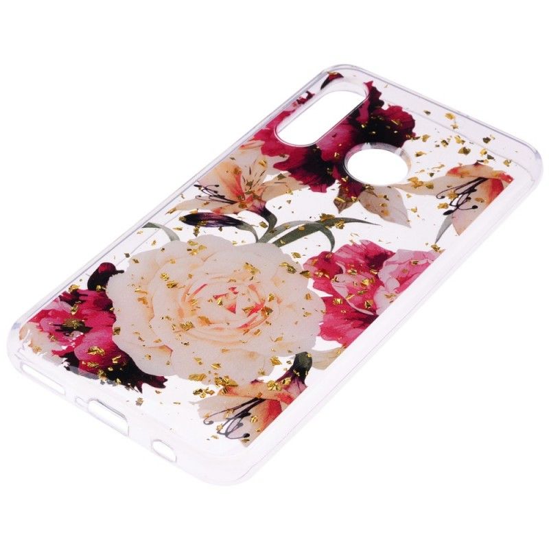 Skal Huawei P30 Lite Mobilskal Genomskinliga Vackra Buketter