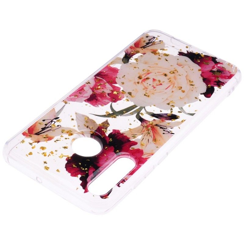 Skal Huawei P30 Lite Mobilskal Genomskinliga Vackra Buketter