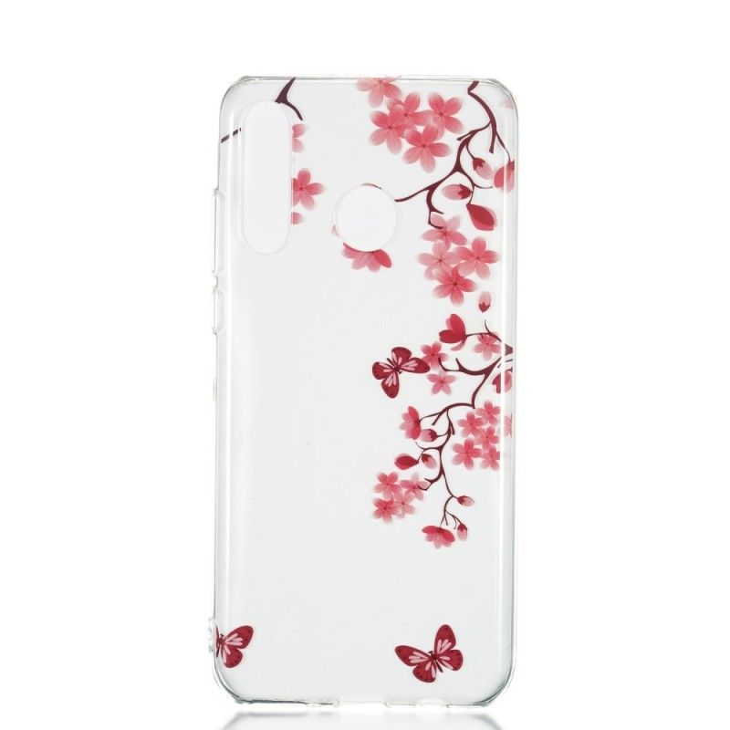Skal Huawei P30 Lite Transparent Blommande Träd