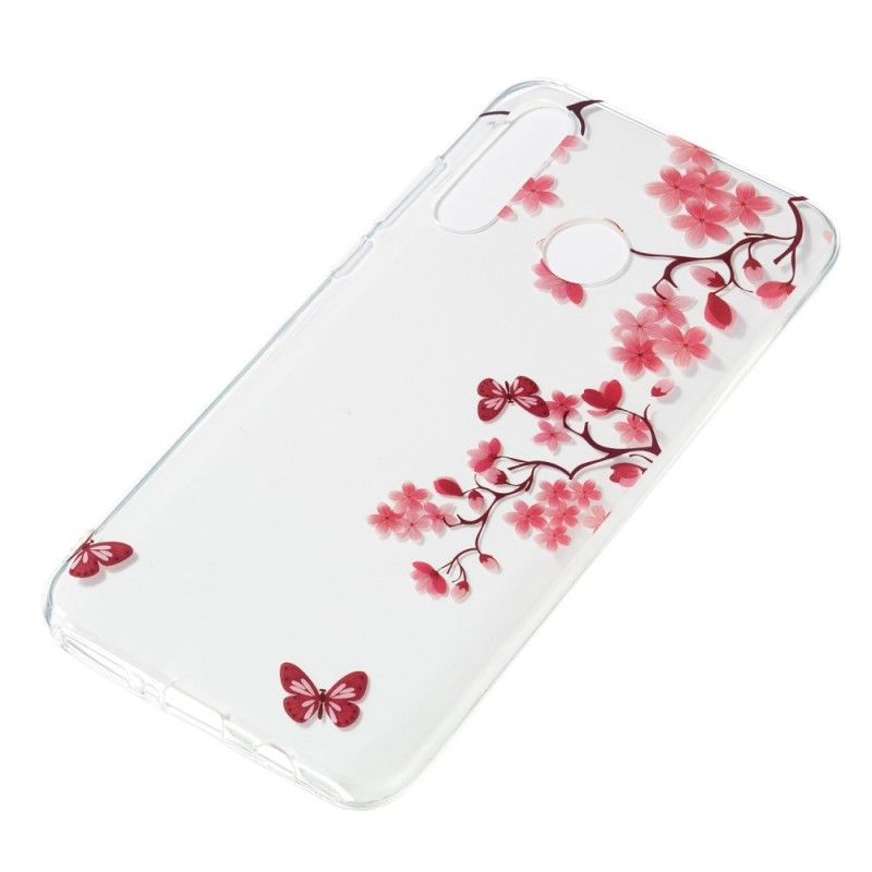Skal Huawei P30 Lite Transparent Blommande Träd