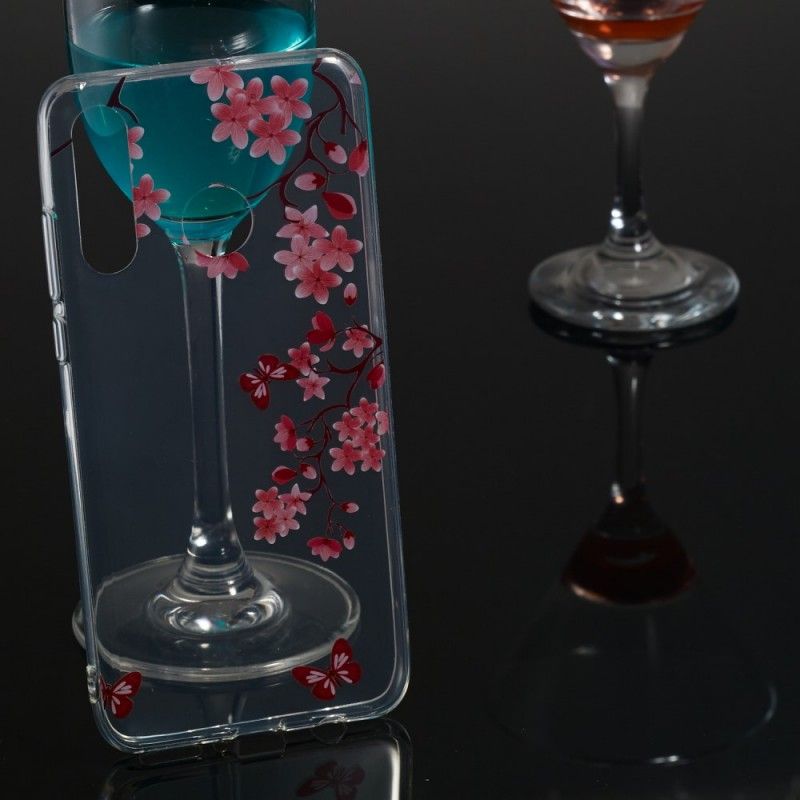 Skal Huawei P30 Lite Transparent Blommande Träd