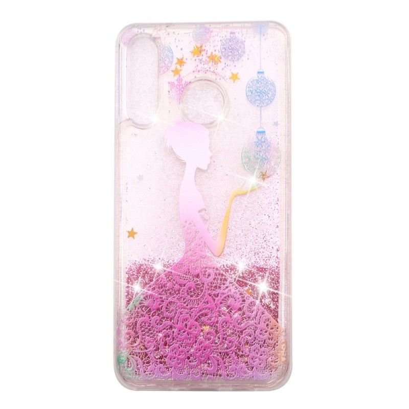 Skal Huawei P30 Lite Transparent Glitterklänning