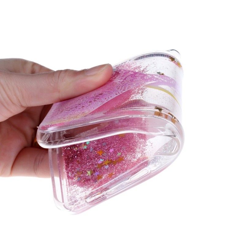 Skal Huawei P30 Lite Transparent Glitterklänning