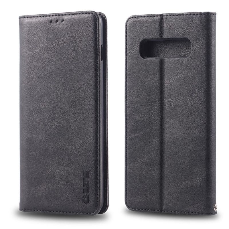 Folio-fodral för Samsung Galaxy S10 5G Svart Retro Azns