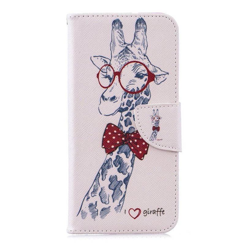 Fodral för Honor 8A Nördgiraff