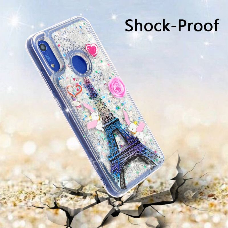 Skal för Honor 8A Eiffeltornets Glitter