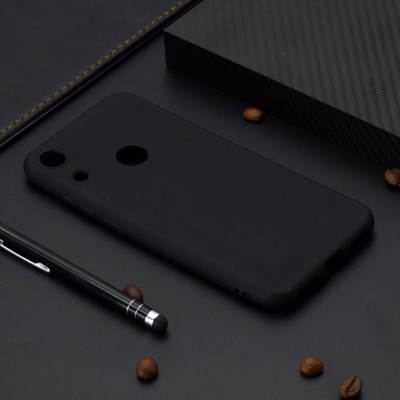 Skal Honor 8A Svart Flexibel Silikon Frostat
